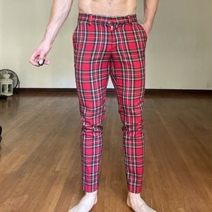 Mr Turk plaid pants 30